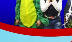 Photo of children dressed up in marine themed costumes